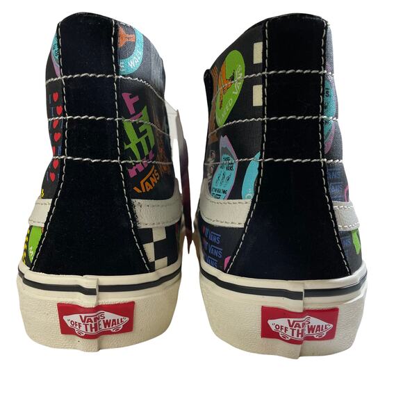NWT Vans Sk8-Hi 138 Decon Sneaker V66 Black Multi Size M8.5 W10.0 VN0A3MV1W95 - Picture 5 of 7